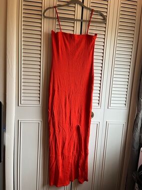 Fashion Nova Maxi Dress with Front Slit